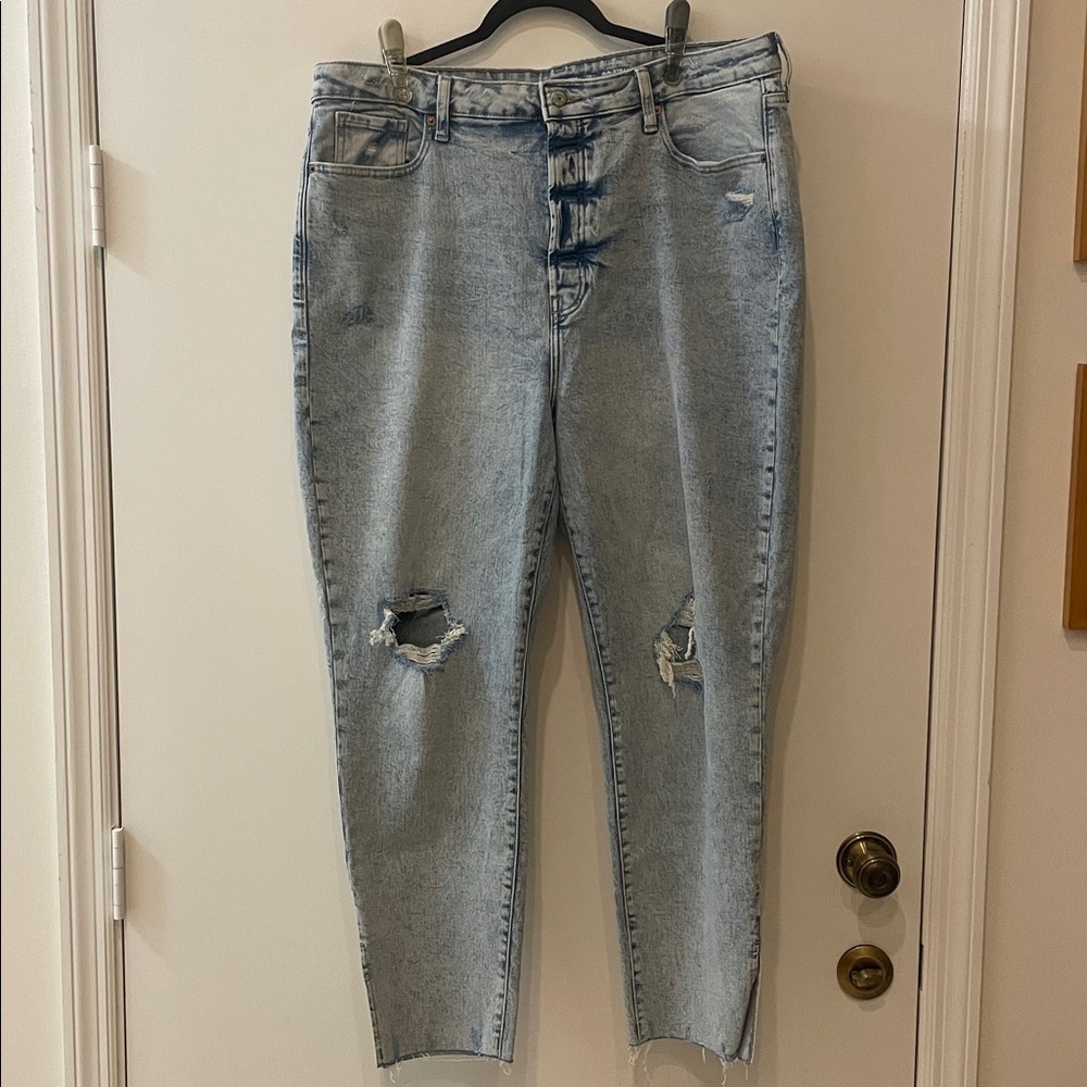 Old Navy Light Blue O.G. Higher high rise Straight Jeans